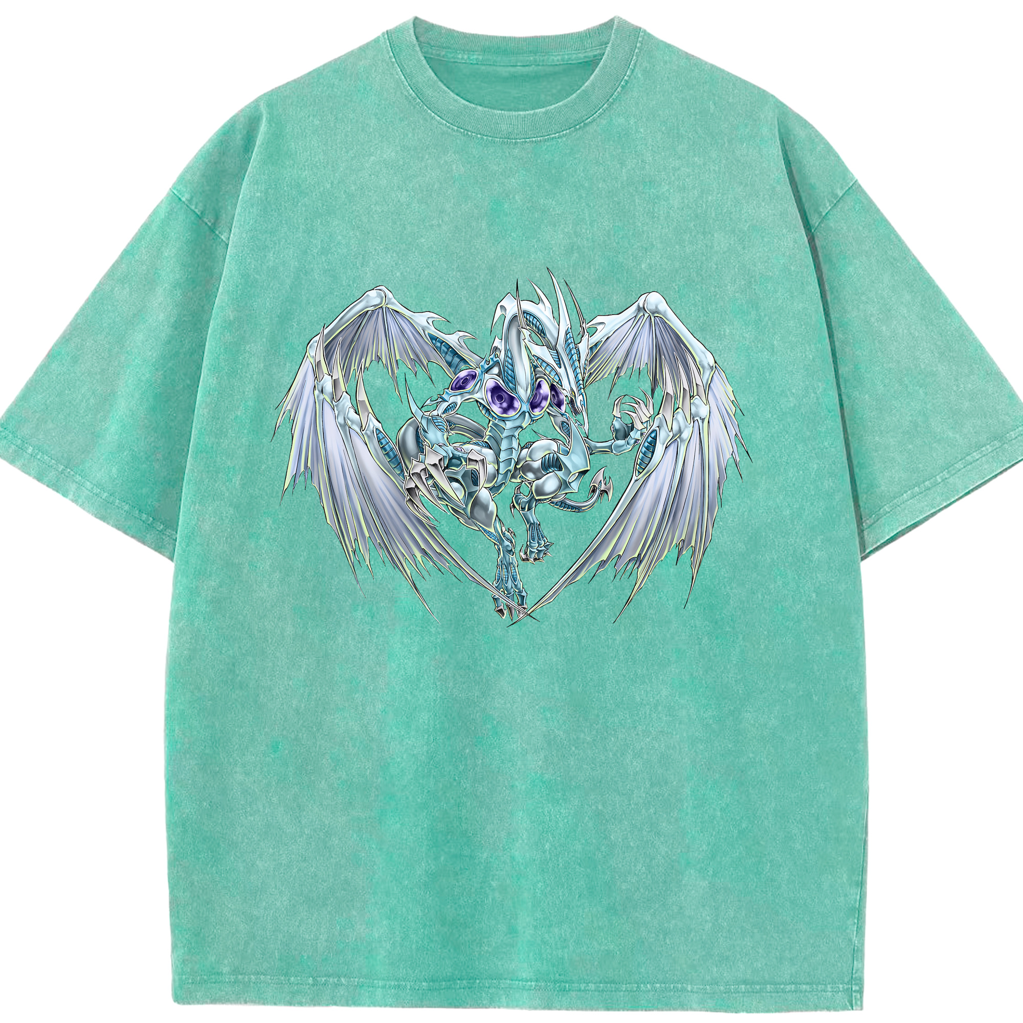 （画像用） 遊☆戯☆王 Yu-Gi-Oh! 綿100% ヴィンテージ風 半袖Tシャツ（フロントプリント）